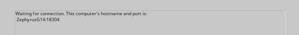 Multiplayer message when waiting to start