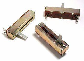 Sliding potentiometer